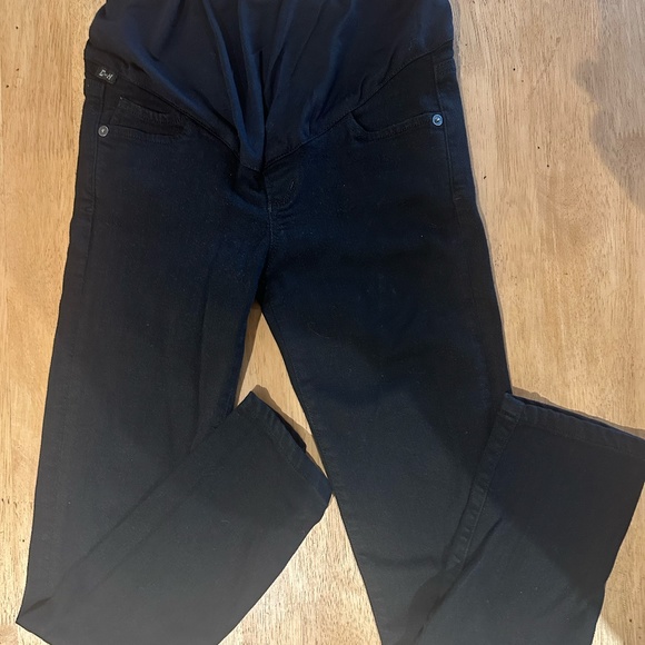 CITIZENS OF HUMANITY BLACK MATERNITY JEGGING JEANS SZ 26 - Picture 3 of 6